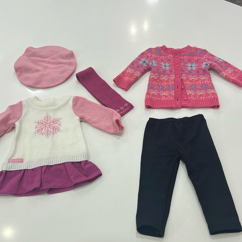 2 winter outfits for American girl doll